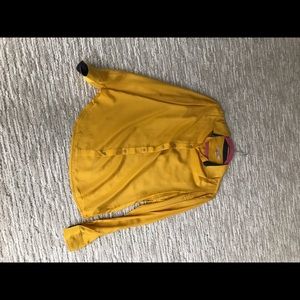 Yellow Silk like-new Banana Republic shirt